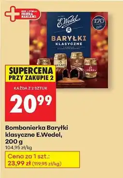 Biedronka Bombonierka Baryłki klasyczne E.Wedel, 200 g oferta