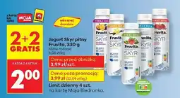 Biedronka Jogurt Skyr pitny Fruvita, 330 g oferta