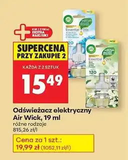 Biedronka Odświeżacz elektryczny Air Wick, 19 ml oferta