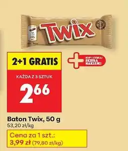 Biedronka Baton Twix, 50 g oferta