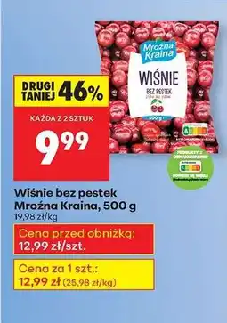 Biedronka Wiśnie bez pestek Mroźna Kraina, 500 g oferta