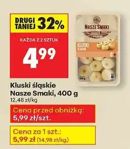 Biedronka Kluski śląskie Nasze Smaki, 400 g oferta
