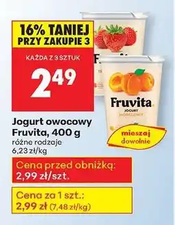 Biedronka Jogurt owocowy Fruvita 400 g oferta