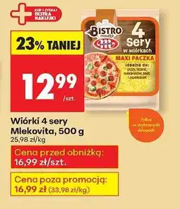Biedronka Wiórki 4 sery Mlekovita, 500 g oferta
