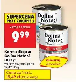 Biedronka Karma dla psa Dolina Noteci, 800 g oferta