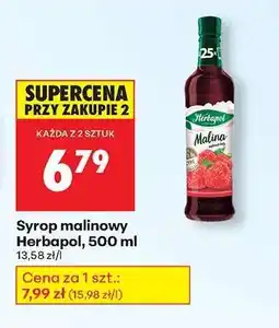 Biedronka Syrop malinowy Herbapol, 500 ml oferta