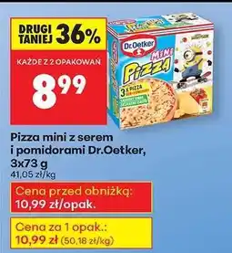 Biedronka Pizza mini z serem i pomidorami Dr.Oetker 3x73 g oferta