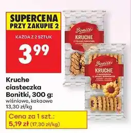 Biedronka Kruche ciasteczka Bonitki 300 g oferta