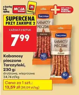 Biedronka Kabanosy pieczone Tarczyński oferta