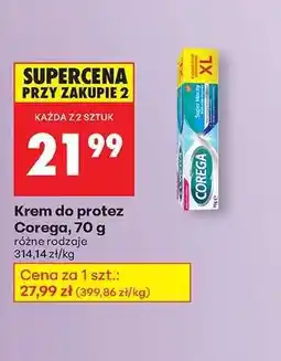 Biedronka Krem do protez Corega , 70 g oferta