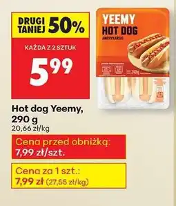 Biedronka Hot dog Yeemy 290 g oferta