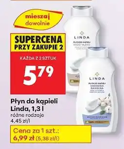 Biedronka Płyn do kąpieli Linda, 1,3 l oferta