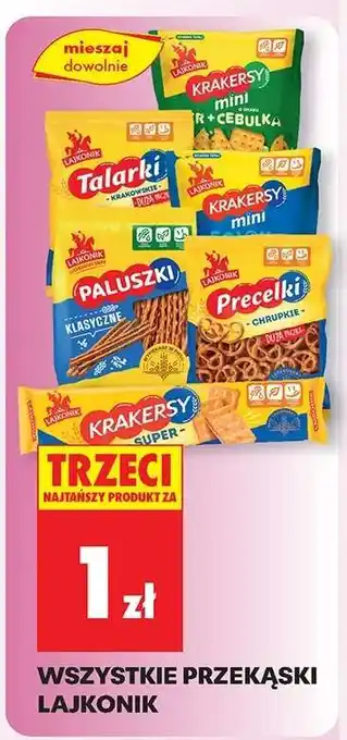Biedronka WSZYSTKIE PRZEKĄSKI LAJKONIK oferta