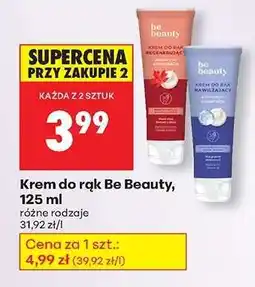 Biedronka Krem do rąk Be Beauty, 125 ml oferta
