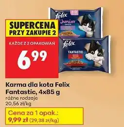Biedronka Karma dla kota Felix Fantastic 4x85 g oferta