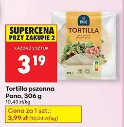 Biedronka Tortilla pszenna Pano 306 g oferta