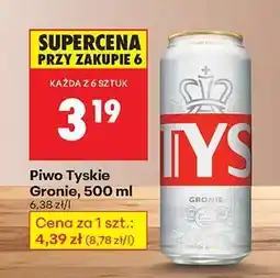 Biedronka Piwo Tyskie Gronie, 500 ml oferta