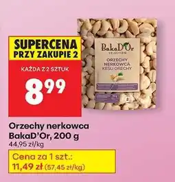 Biedronka Orzechy nerkowca BakaD’Or, 200 g oferta