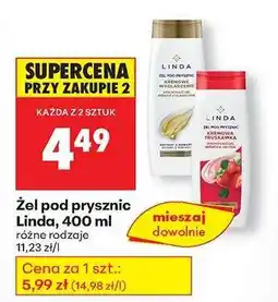 Biedronka Żel pod prysznic Linda, 400 ml oferta