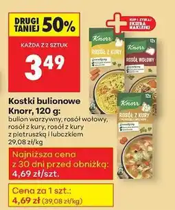 Biedronka Kostki bulionowe Knorr, 120 g oferta