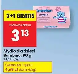 Biedronka Mydło dla dzieci Bambino 90 g oferta