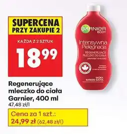 Biedronka Regenerujące mleczko do ciała Garnier, 400 ml oferta
