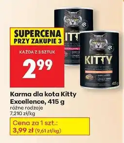 Biedronka Karma dla kota Kitty Excellence, 415 g oferta