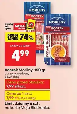 Biedronka Boczek Morliny, 150 g oferta