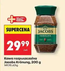 Biedronka Kawa rozpuszczalna Jacobs Krönung, 200 g oferta