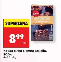 Biedronka Kakao extra ciemne Bakello, 200 g oferta