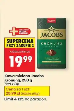Biedronka Kawa mielona Jacobs Krönung, 250 g oferta