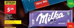Biedronka Czekolada mleczna Milka, 90 g oferta