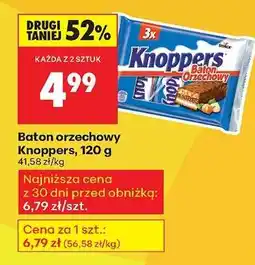 Biedronka Baton orzechowy Knoppers, 120 g oferta