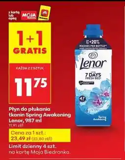 Biedronka Płyn do płukania tkanin Spring Awakening Lenor, 987 ml oferta
