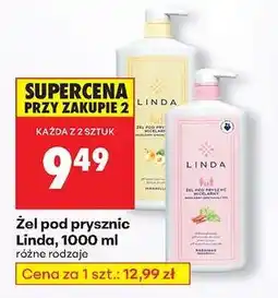 Biedronka Żel pod prysznic Linda, 1000 ml oferta