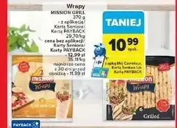 Carrefour Wraps grilled Mission oferta