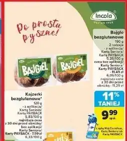 Carrefour Bajgle z makiem Incola oferta