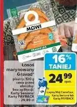 Carrefour Łosoś norweski wędzony gravad lax Mowi Signature oferta