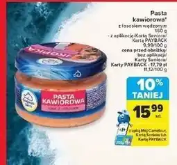 Carrefour Pasta kawiorowa z łososiem Vodnyj Svit oferta