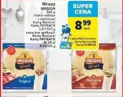 Carrefour Wraps multigrain Mission oferta