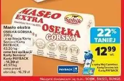 Carrefour Masło osełka górska Sobik oferta