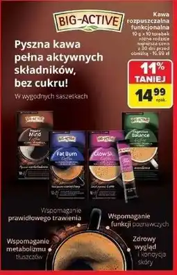 Carrefour Napój kawowy fat burn Big-Active oferta