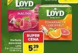 Carrefour Herbata malinowa Loyd Tea The Magic Experience oferta