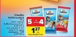 Carrefour Ciastko mleczne Lu Petitki Lubisie oferta
