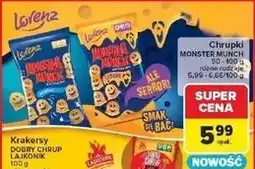 Carrefour Chrupki serowe Lorenz Monster Munch oferta