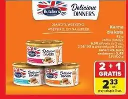 Carrefour Karma dla kota z wołowiną Butcher's Delicious Dinners oferta