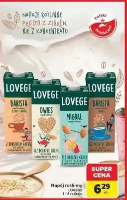 Carrefour Napórj barista owsiany bez dodatku cukru Lovege oferta