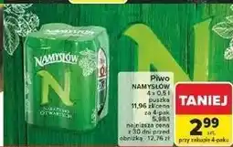 Carrefour Piwo Namysłów Pils oferta
