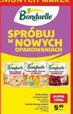 Carrefour Czerwona fasola kidney Bonduelle oferta