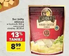 Carrefour Ser dojrzewający kostka Dziugas oferta